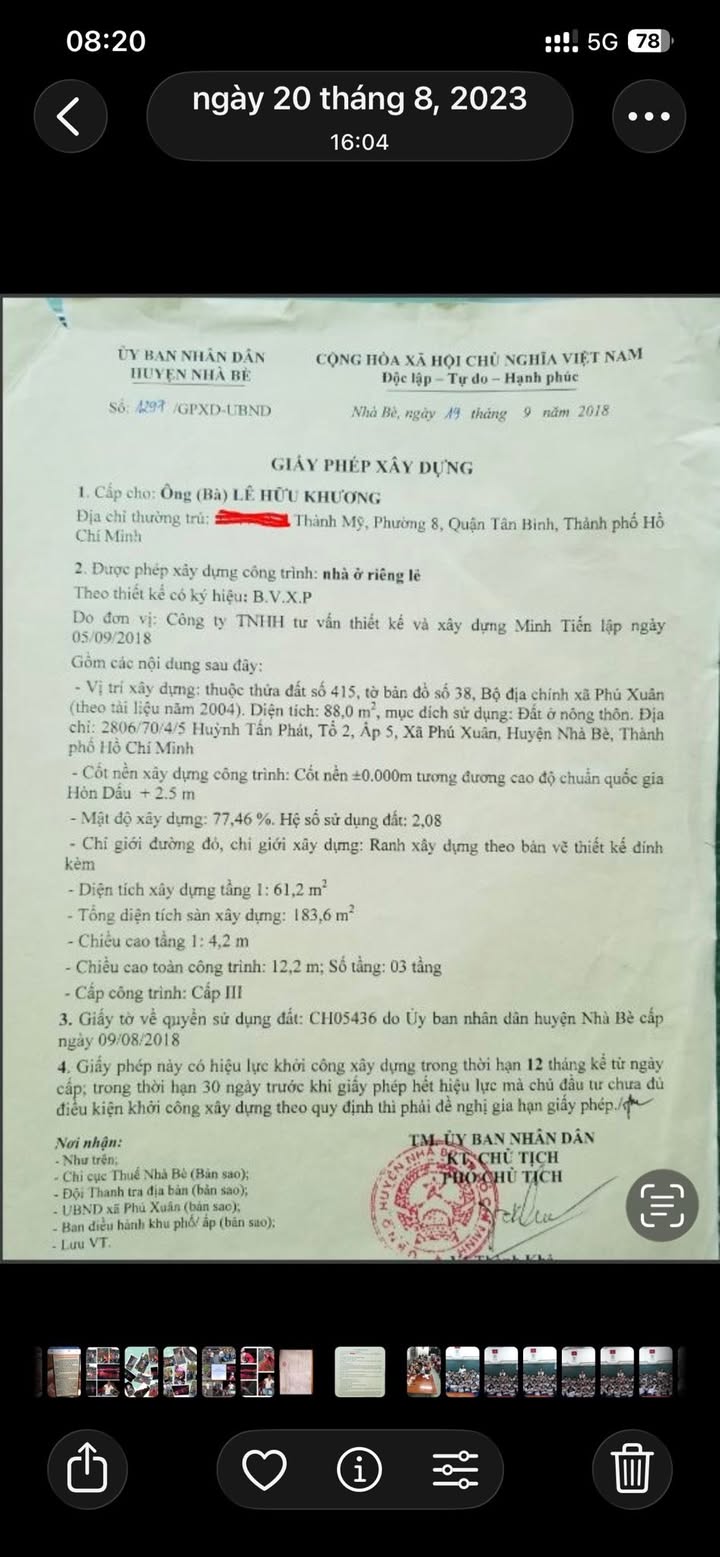 Nhà riêng Nhà Bè 34m² giá 870 triệu - Giá tốt hiếm có!