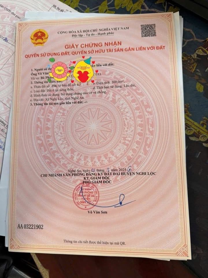 Đất nền 2 mặt tiền trung tâm Quán Hành - 200m² Full thổ cư