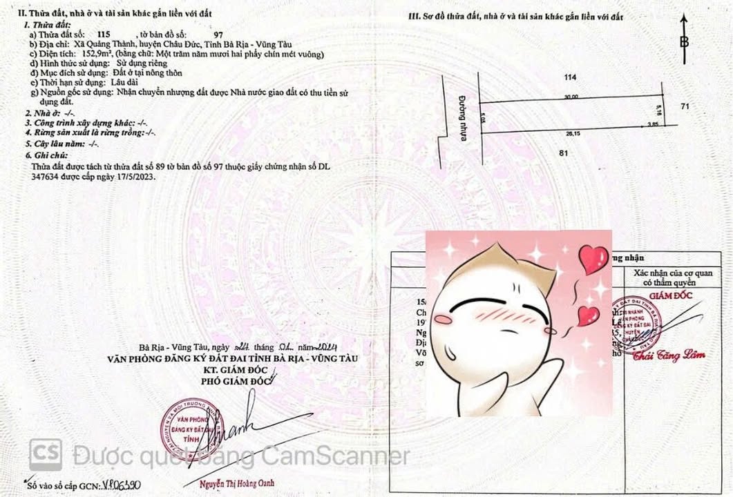 Đất nền Châu Đức 150m² chỉ 499 triệu - Pháp lý rõ ràng!