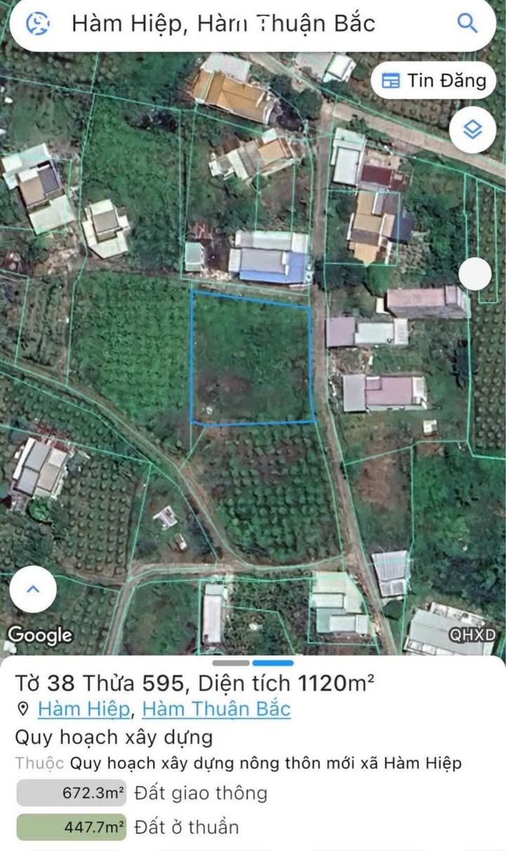 Bán Đất Tuy Phong 1120m² - Ngang 31m, Gần Sân Bay Phan Thiết, Giá 1.85 Tỷ