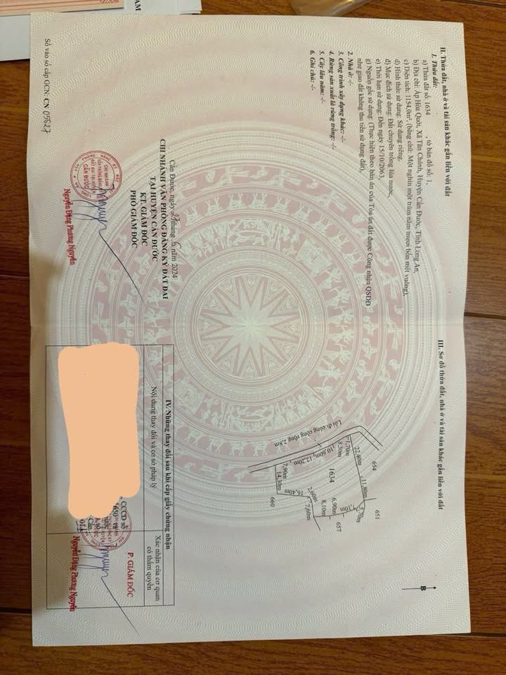 Đất Mặt Tiền Cần Đước, Long An - 1154m² Sẵn Sổ Hồng, Giá 2.35 Tỷ