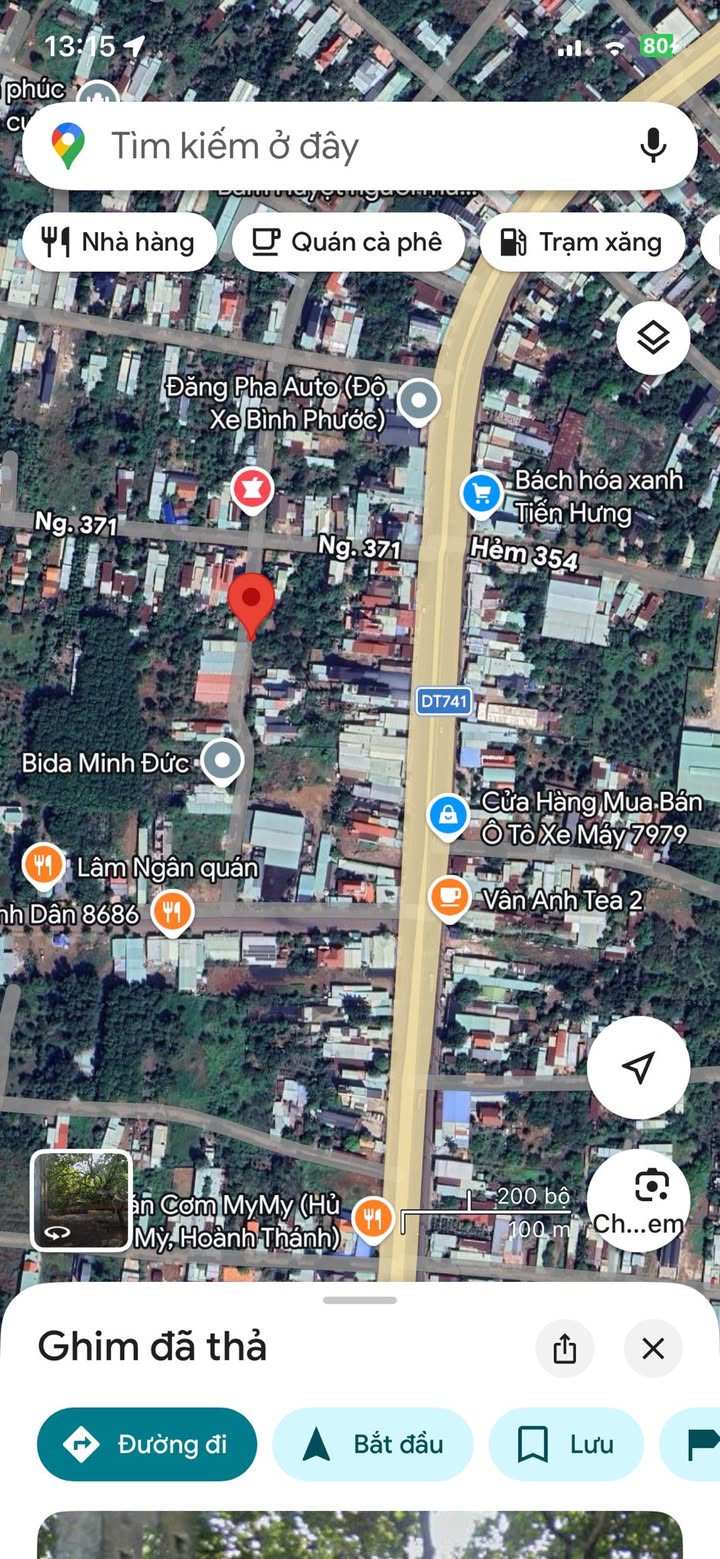 Đất nền Tiến Hưng 100m² - Ngay mặt tiền DT741, Sổ hồng sẵn