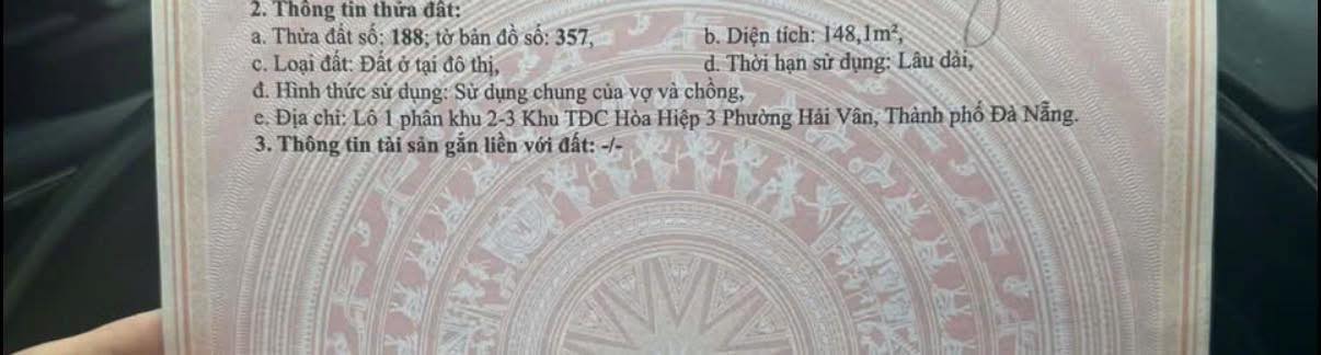 Đất nền Hội An 148m² giá 7 tỷ - Tiềm năng tăng giá vượt trội!