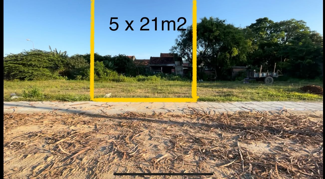 Đất nền Hòa Xuân Tây, Đông Hòa 105m² - Tiềm năng tăng giá!