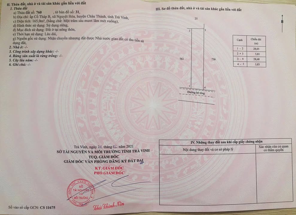 Đất nền Nguyệt Hóa 162m² giá 590 triệu - Pháp lý rõ ràng!