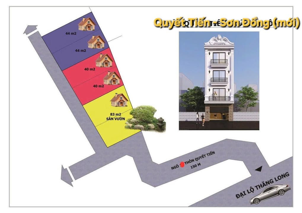 Nhà riêng Sơn Đồng Hoài Đức 44m² - Sẵn sàng ở ngay, gần ô tô tránh!