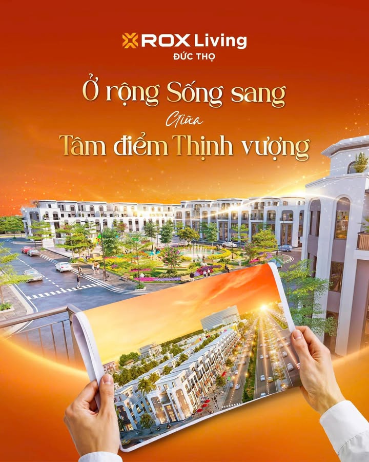 Shophouse ROX Living Đức Thọ 400m² - Đầu tư sinh lời vượt trội!