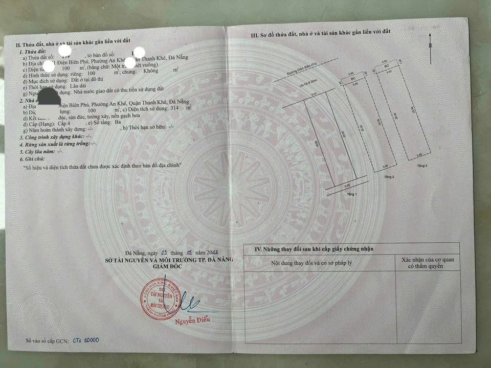 Nhà Phố Điện Biên Phủ Đà Nẵng 100m² - Mặt tiền kinh doanh đắc địa