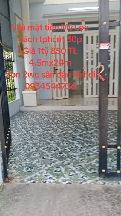 Nhà Mặt Tiền Mỹ Lộc, Quận 8 - 108m² Kinh Doanh Đắc Lợi, Giá 1.85 Tỷ