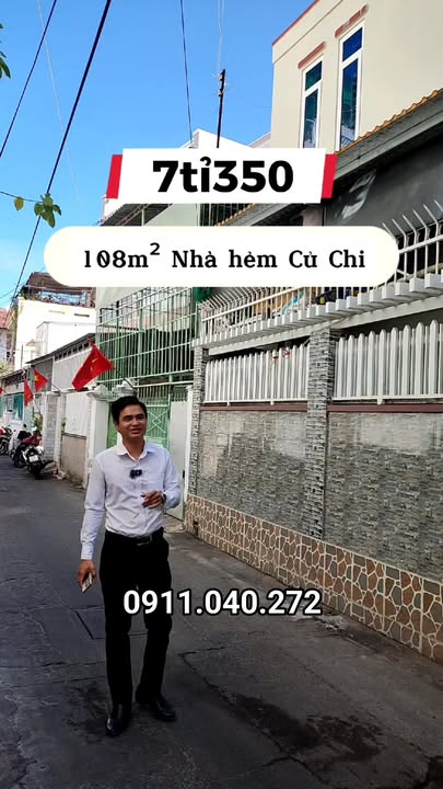 Nhà Hẻm Củ Chi 108m² Nở Hậu - 3 Phòng Trọ Dòng Tiền 7.35 Tỷ