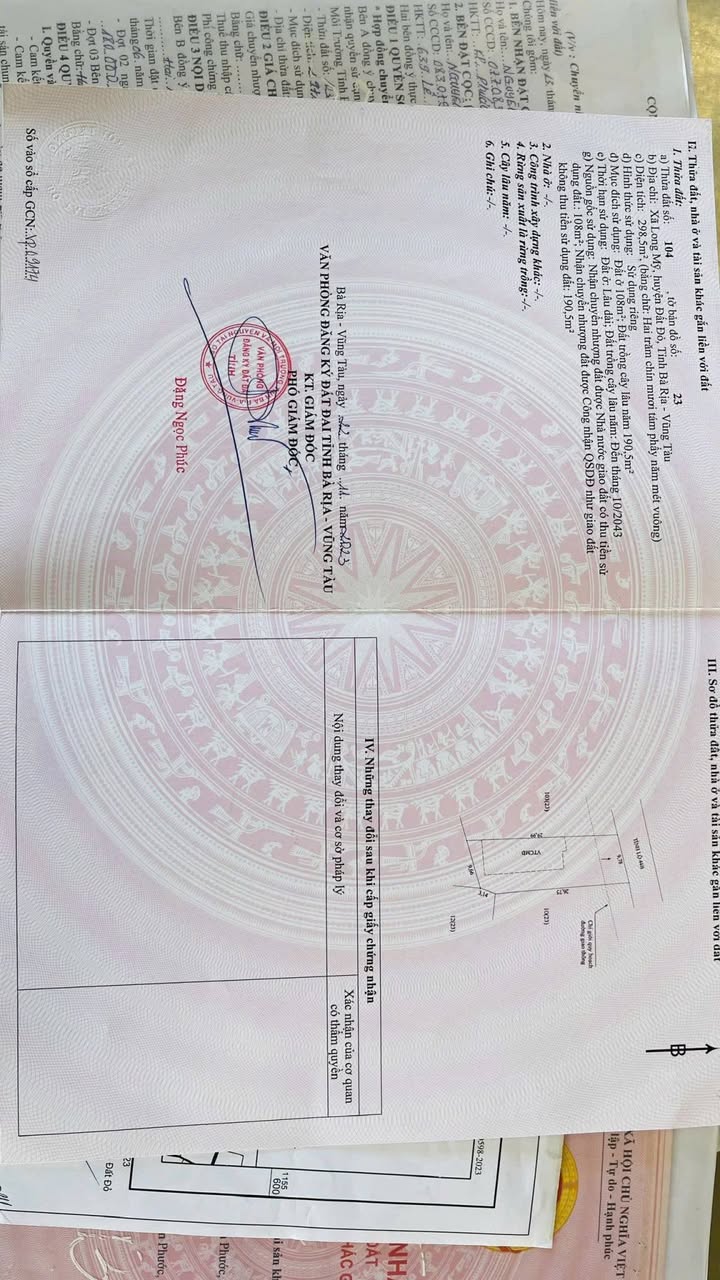 Đất nền Nguyễn Hữu Cảnh, Vũng Tàu 298m² – Tiềm năng tăng giá vượt trội!