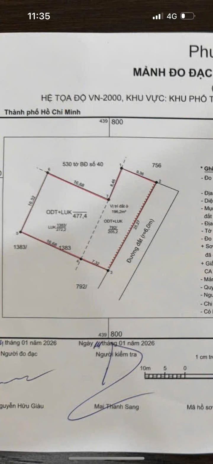 Đất nền TP Bà Rịa 477m² giá 4.99 tỷ - Sổ đỏ chính chủ, tiềm năng phân lô