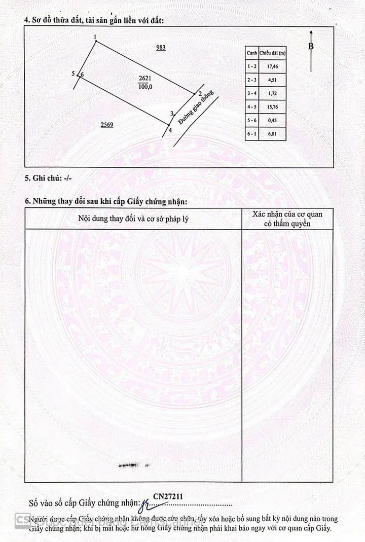 Đất nền Phú Xá 100m² - Sổ đỏ chính chủ, tiềm năng tăng giá!