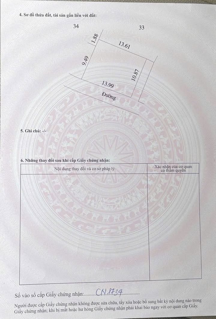 Đất thổ cư 153m² lô góc tại Tiên Lữ, Hưng Yên - Giá 2.2 tỷ