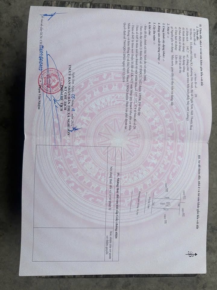 Đất nền Hồng Kỳ Sầm Sơn 147m² - Tiềm năng tăng giá vượt trội!