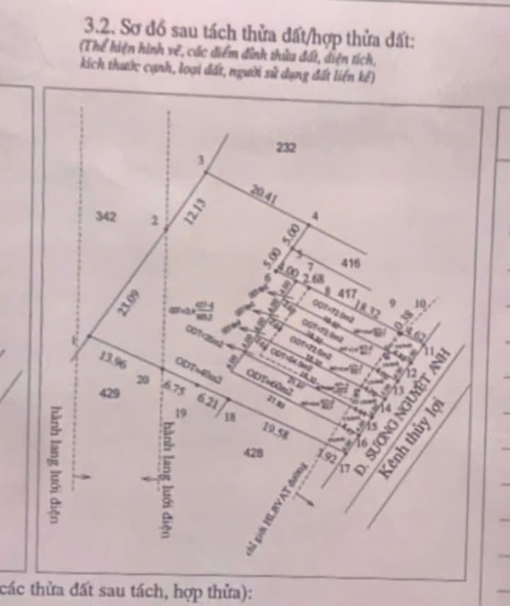 Bán Nền Thổ Cư 72m² Đường Sương Nguyệt Ánh, Cần Thơ - Giá 850 Triệu/Nền