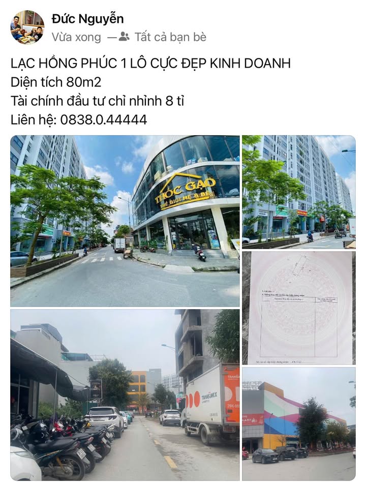 Mặt tiền Lạc Hồng, Thanh Xuân 80m² - Kinh doanh đỉnh, giá chỉ 8 tỷ