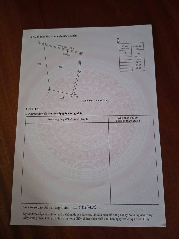 Đất vườn Bù Gia Mập 3ha giá 1.5 tỷ/ha - Sổ đỏ chính chủ