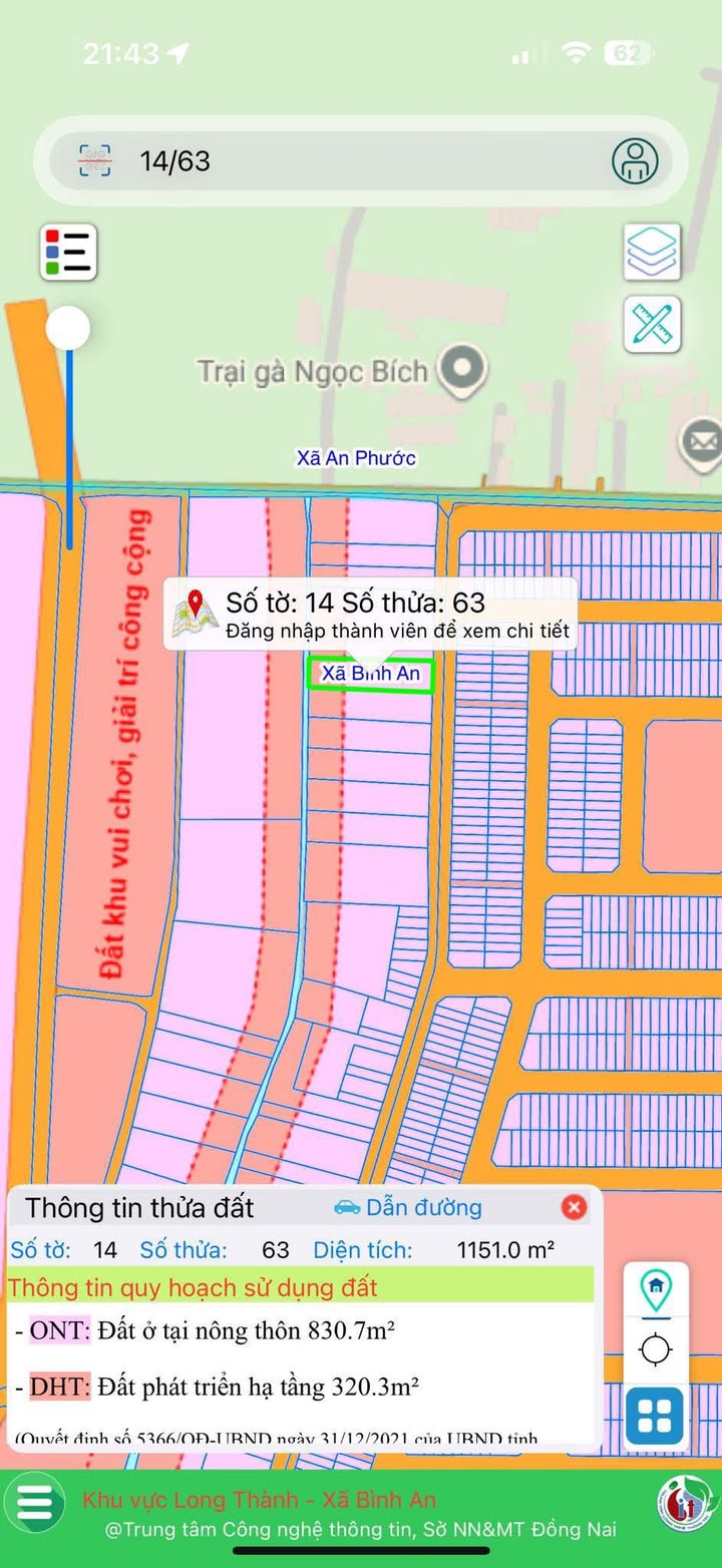 Đất nền Long Đức 1151m² - Sổ đỏ chính chủ, đường nhựa 8m!