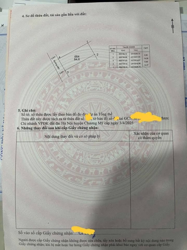 Đất nền Phú Nghĩa Chương Mỹ 85m² - Đường to ô tô tận nơi!