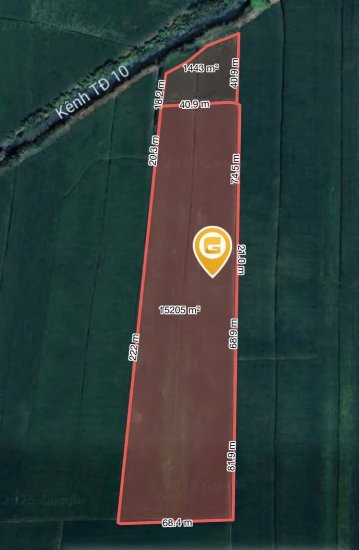 Bán Gấp 1.6ha Đất Lúa Vĩnh Khánh, Thoại Sơn, An Giang - Giá Tốt