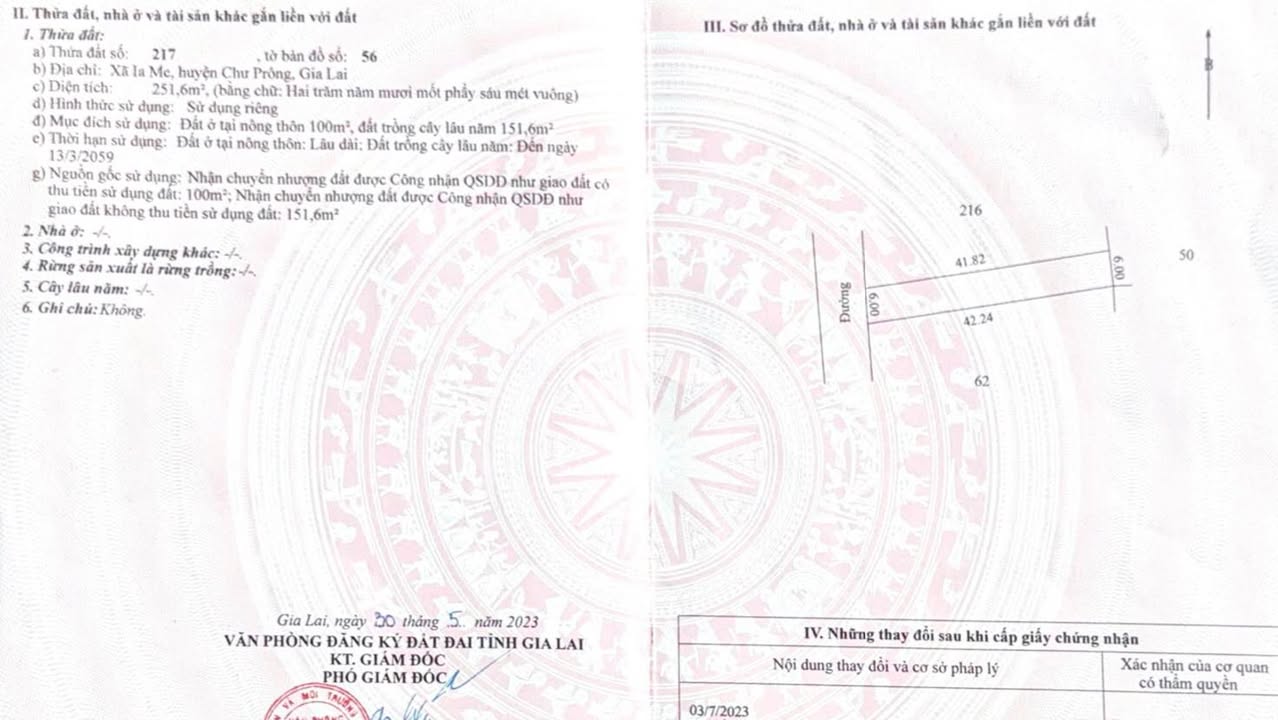 Đất nền Làng Đê Chư Prông 252m² - Giá đầu tư tốt!