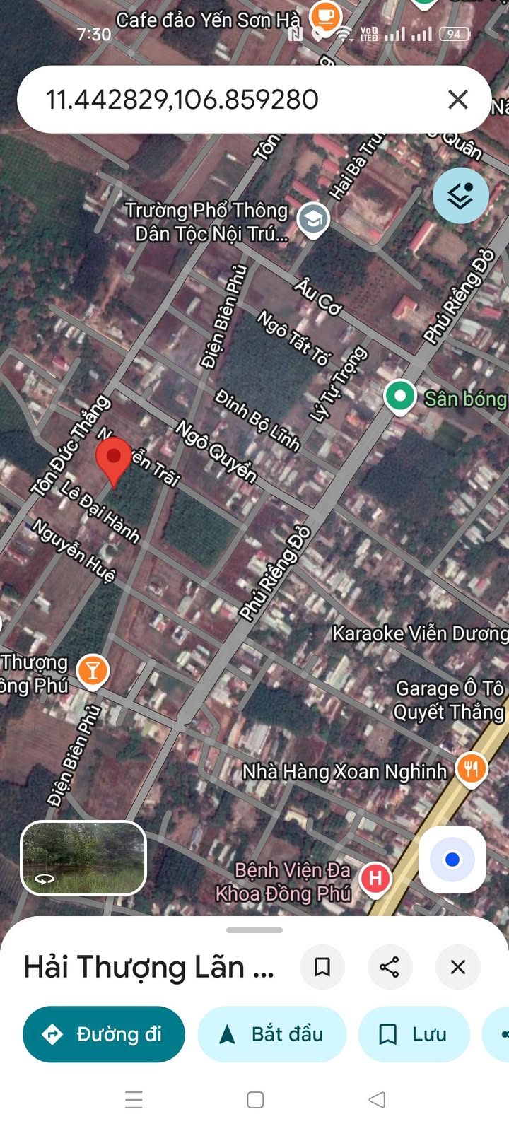 Đất nền TT Tân Phú Đồng Phú 150m² giá 800 triệu - Sổ đỏ chính chủ