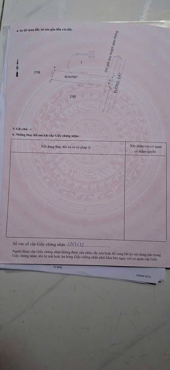 Đất nền Đông Hòa Dĩ An 95m² giá 4 tỷ - Sổ đỏ chính chủ!