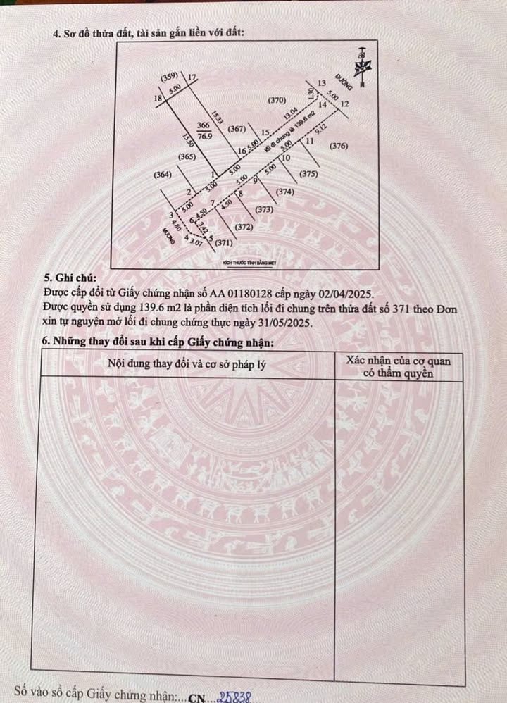 Đất nền Vinh Tân 76.9m² giá 2 tỷ - Sổ đỏ chính chủ