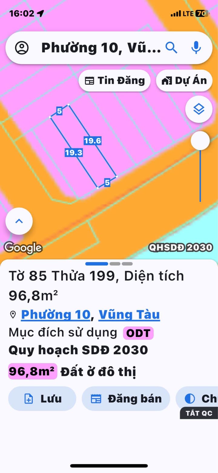 Bán Đất Vũng Tàu 99m² Đường Bờ Kênh - Sổ Đỏ Riêng