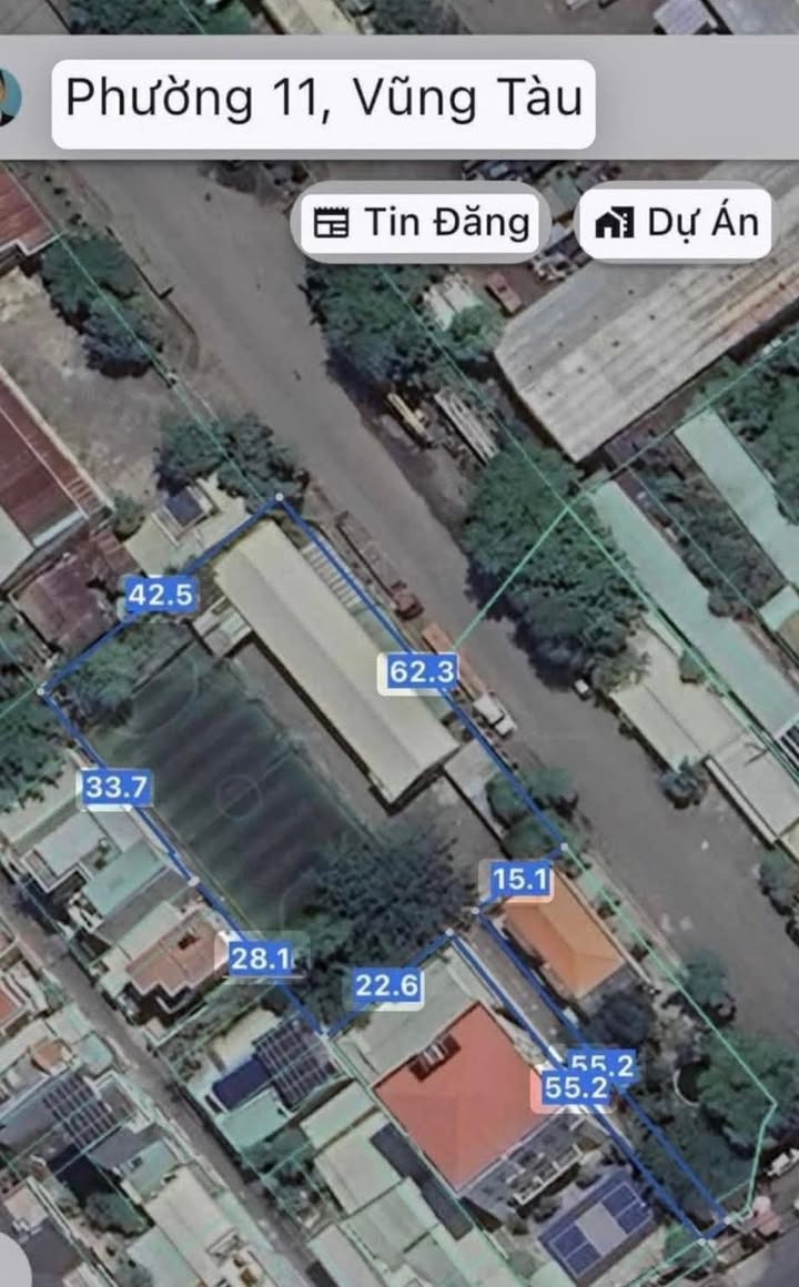 Đất nền Phường 11 Vũng Tàu 2.907m² thỏa thuận - Sổ đỏ chính chủ