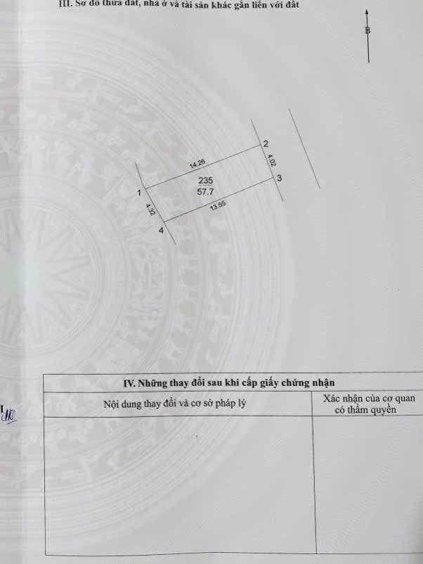 Đất nền Lê Xá Gia Lâm 58m² giá 6 tỷ - Sổ đỏ chính chủ
