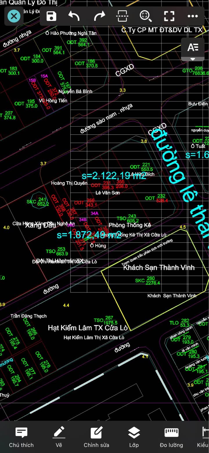 Lô đất Lê Thái Tông, TP Vinh 174m² giá 8 tỷ - Tiềm năng tăng giá vượt trội!