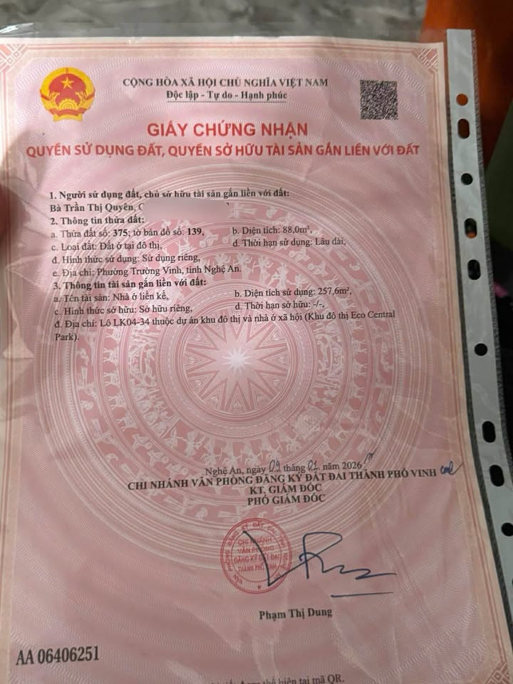 Nhà Phố Nghi Ân, TP Vinh 88m² - Mặt tiền kinh doanh!