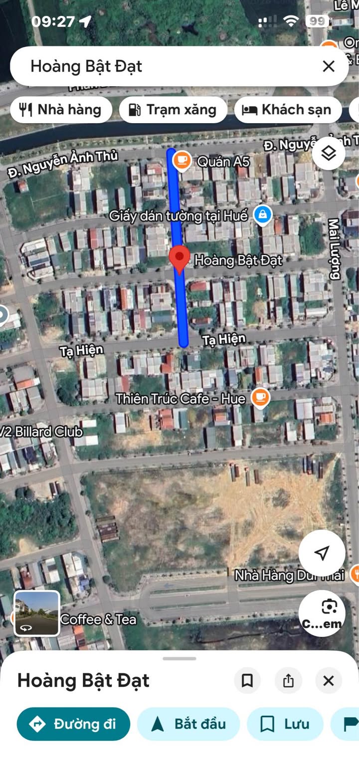 Đất nền Hoàng Bật Đạt 100m² TP Huế - Tiềm năng tăng giá vượt trội!