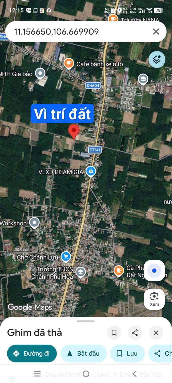 Bán Đất Chánh Phú Hòa 470m² Sổ Đỏ - Gần Chợ Chánh Lưu, Giá 2.3 Tỷ