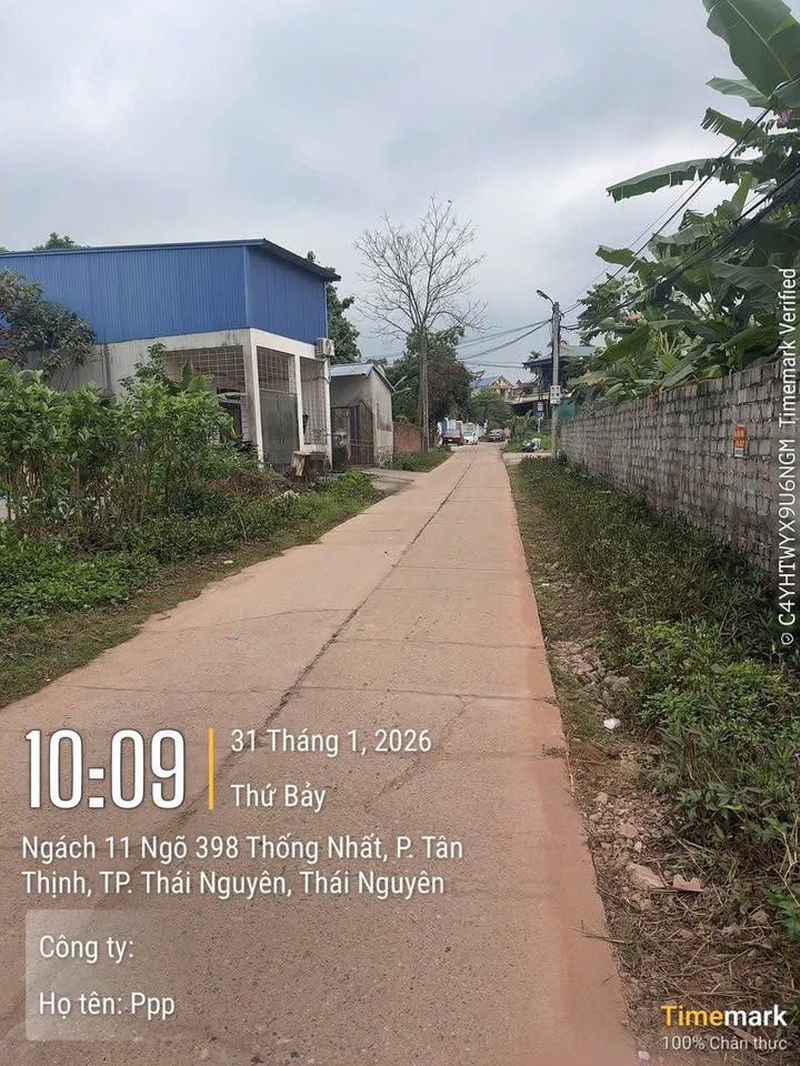 Đất nền Đồng Quang, Thái Nguyên 160m² - Full thổ cư 100%