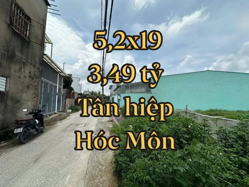 Đất Nền 98m² Hóc Môn - Vị Trí Vàng, Giá 3.49 Tỷ