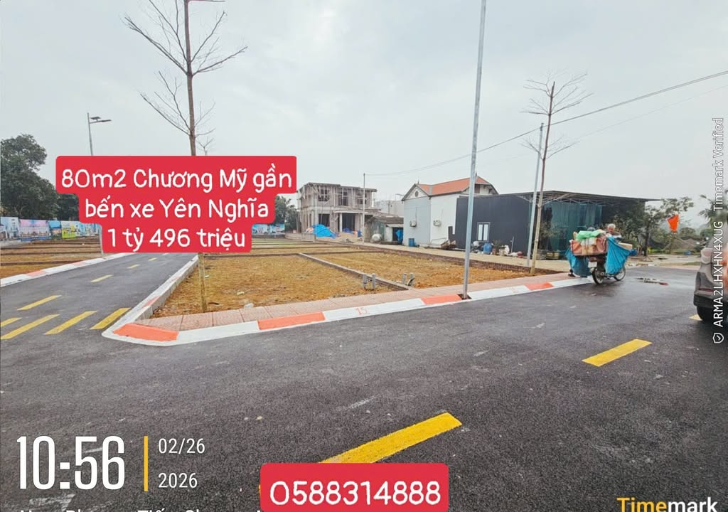 Bán đất Xuân Mai 80m² - Sổ đỏ chính chủ, ô tô tránh
