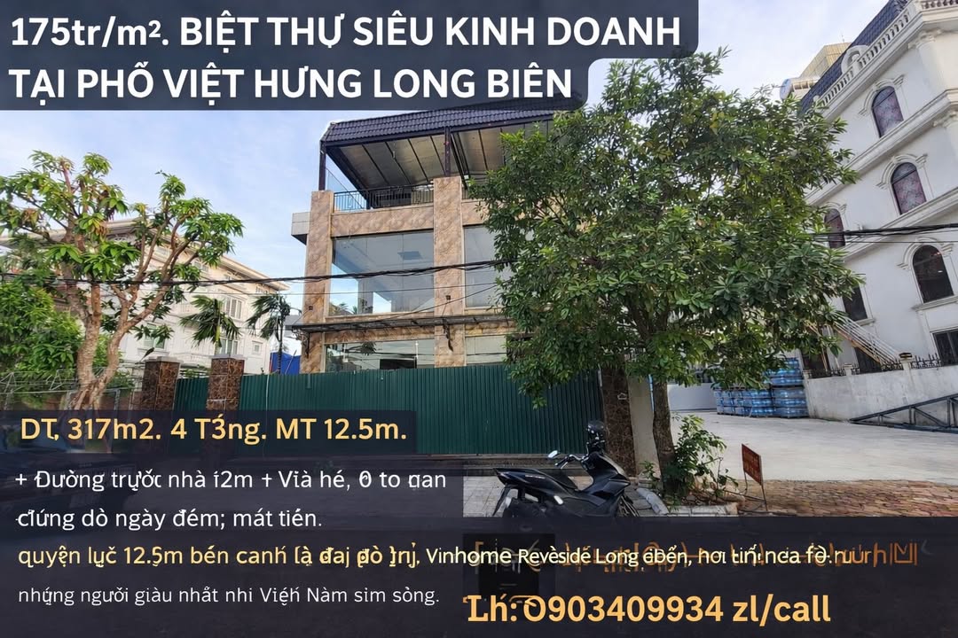 Townhouse Việt Hưng Long Biên 55.475 tỷ - Vị trí đẹp