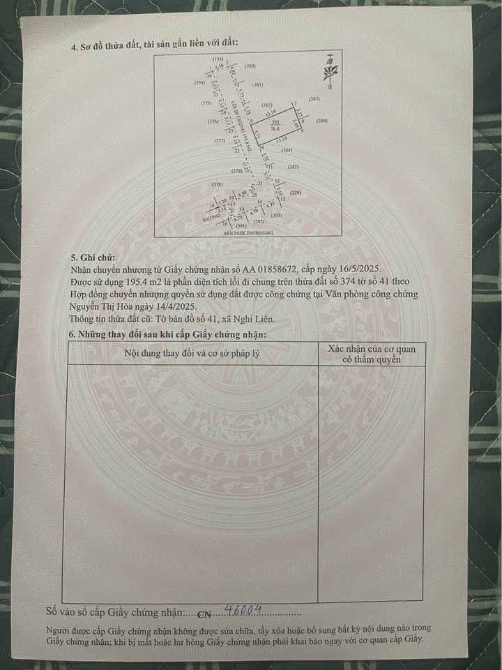 Bán Đất Nghi Liên - 70m² Sổ Đỏ Sẵn Sàng - Gần Trung Tâm