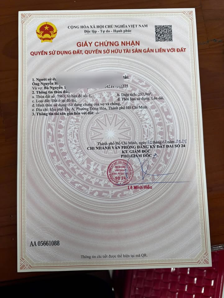 Nhà trọ Dĩ An 258m² chỉ 7.9 tỷ - Cơ hội đầu tư sinh lời vượt trội!