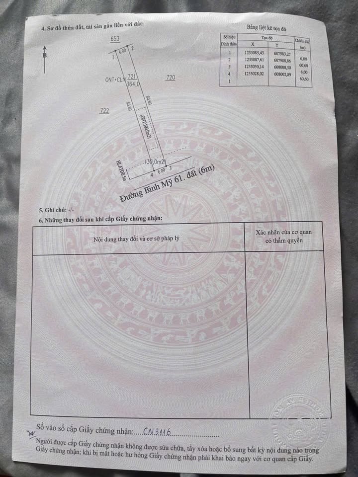 Đất nền Bình Mỹ Bắc Tân Uyên 360m² - Sổ đỏ chính chủ, tiềm năng tăng giá!