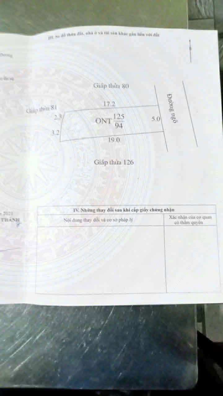 Đất nền Xã Kim Đính 94m² - Sổ đỏ chính chủ, giá tốt!