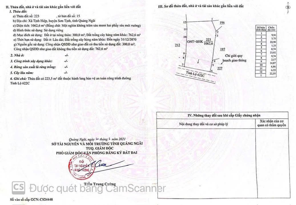 Đất vườn Tịnh Hiệp 1062m² giá 9 tỷ - Tiềm năng tăng giá vượt trội!