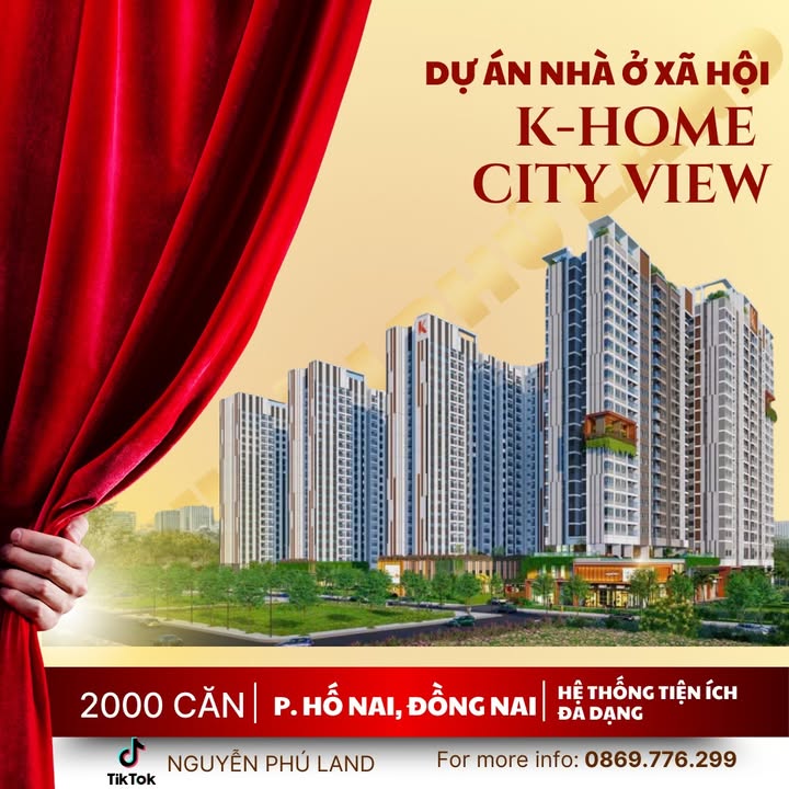 Căn hộ K-Home CityView Biên Hòa - Vị trí đẹp, an cư bền vững!