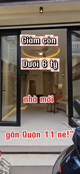 Nhà riêng Tân Phú 37m² Đường Hòa Bình - Full nội thất, giá tốt!