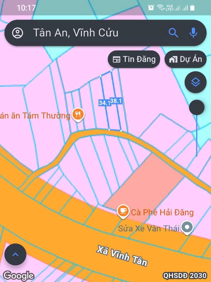 Nhà Xã Vĩnh Tân Vĩnh Cửu 259m² - Ô tô vào tận nhà, giá 1.4 tỷ!