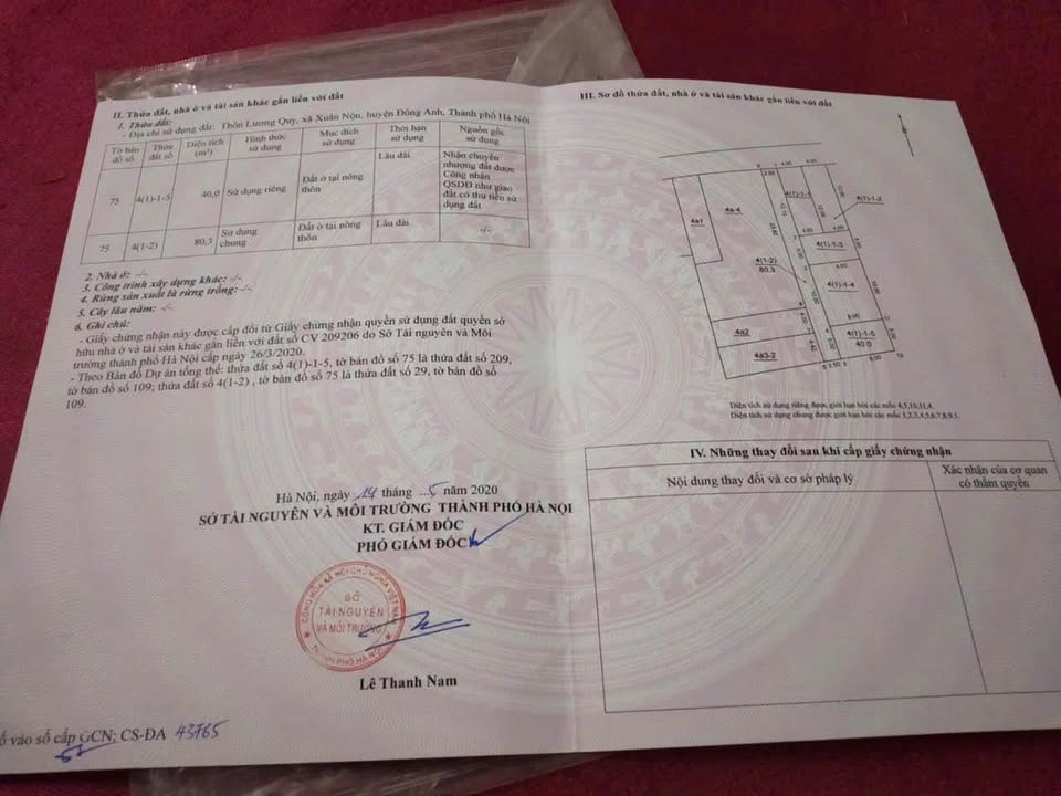 Đất nền Đông Anh 40m² chỉ từ 2 tỷ - Pháp lý rõ ràng!