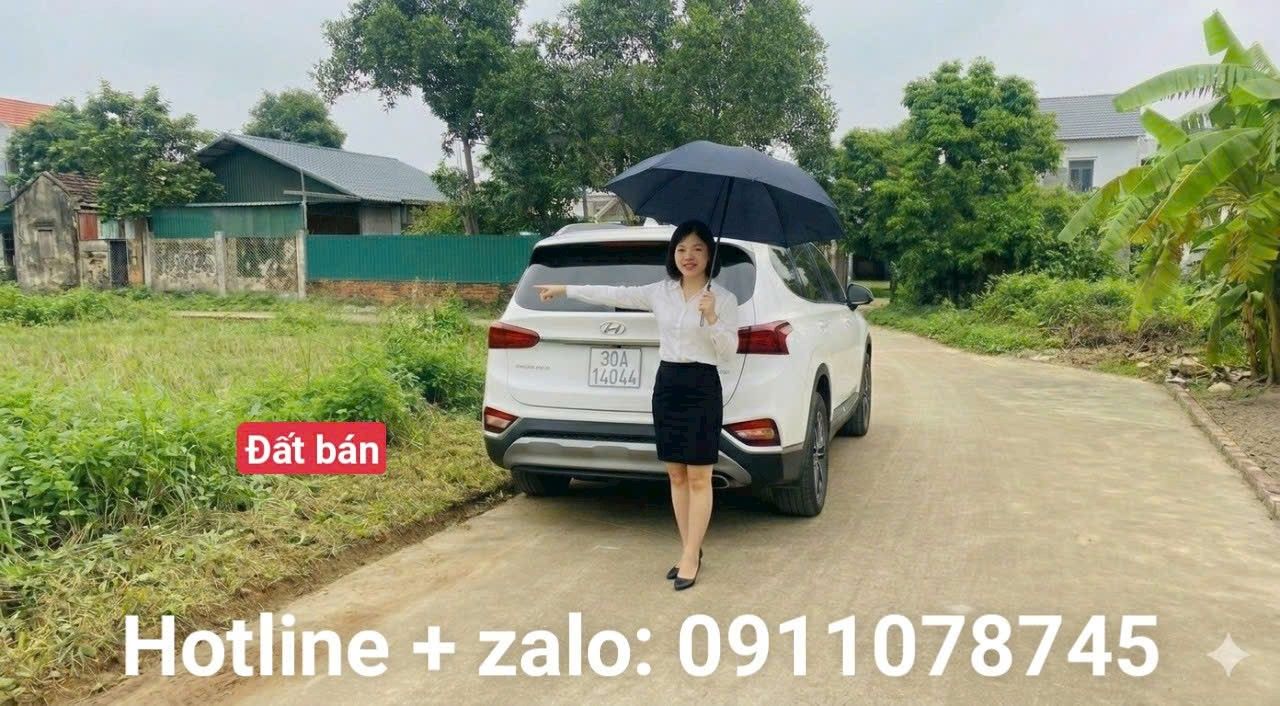 Đất nền Thắng Trí, Sóc Sơn 108m² - Sổ đỏ chính chủ, ô tô vào tận đất